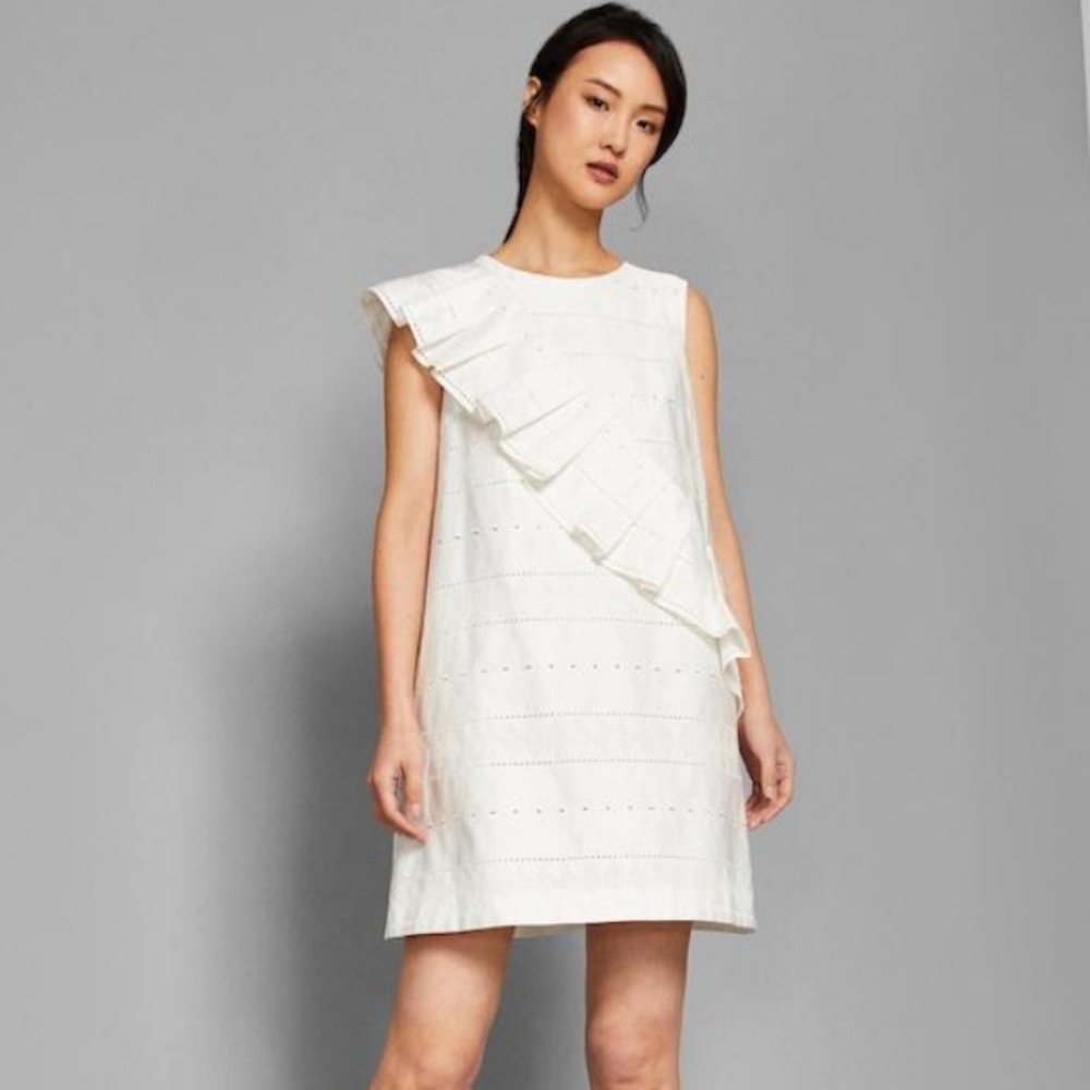 Ted Baker Sleeveless Ruffle Dress